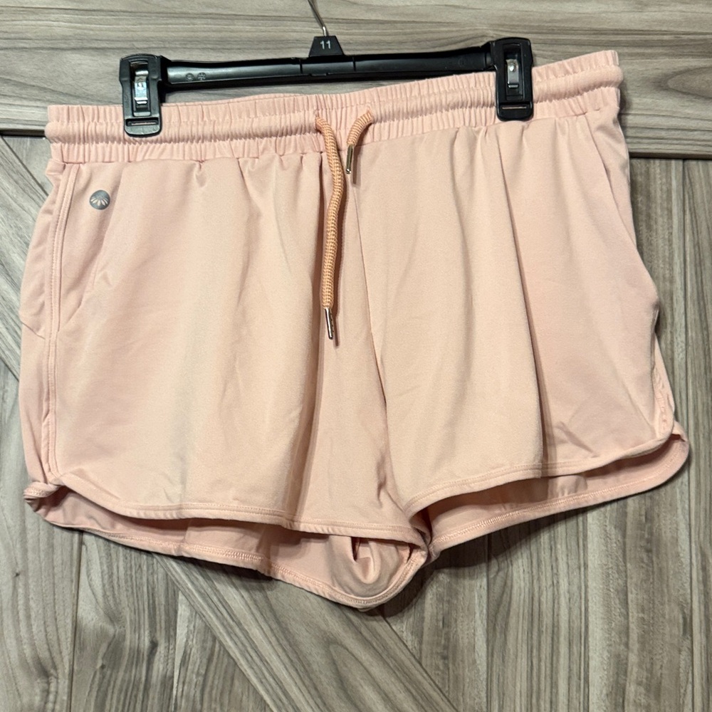 Senita Athletics Blush Pink Weekend Shorts